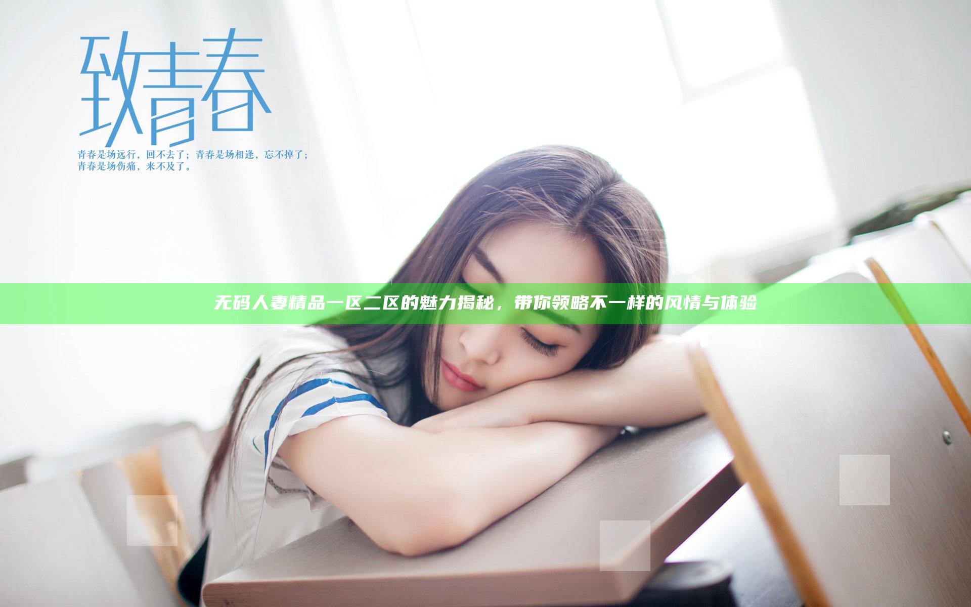 无码人妻精品一区二区的魅力揭秘，带你领略不一样的风情与体验