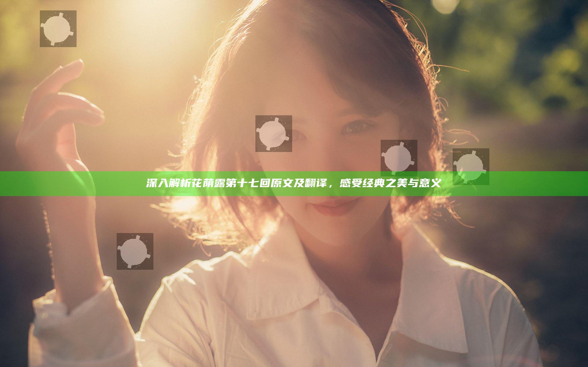 深入解析花荫露第十七回原文及翻译，感受经典之美与意义